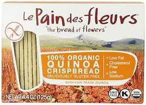 EpEfEt[ NXvubhALkAA4.4IX Le Pain des Fleurs Le des Fleurs Crispbread, Quinoa, 4.4 Ounce