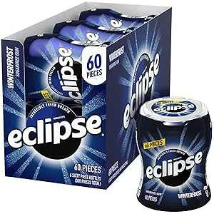 Eclipse Winterfrost シュガーフリーガム、60 個 (6 個パック) Eclipse Winterfrost Sugarfree Gum, 60 Count (Pack of 6)