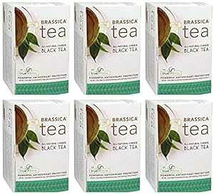 Brassica Tea gD[ubNgA6  (1  16 eB[obO) Brassica Tea Black Tea with truebroc, Case of 6 Boxes (16 Tea Bags Per Box)