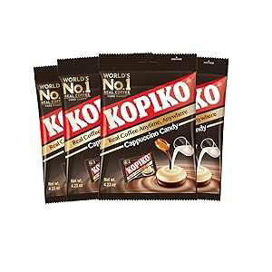 Kopiko Cappuccino Candy Your Take-Out Pocket Coffee for Every Occasion - Hard Candy Made from Indonesia s Coffee Beans Contains Real Coffee Extract for Better Taste 120 gr Bag