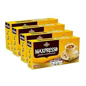 0.42IX (40{pbN)AMaxpressoCX^gR[q[AGXvb\AXeBbN10{(4{pbN)A؍CX^gR[q[~bNX 0.42 Ounce (Pack of 40), Maxpresso Instant Coffee, Espresso, 10 Sticks (P