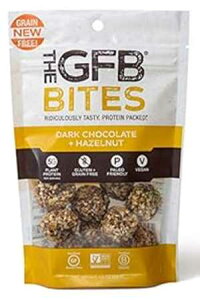 The GFB �v���e�C���o�C�c�A�_�[�N�`���R���[�g�w�[�[���i�b�c�A4 �I���X�A�O���e���t���[�A���`�q�g�݊��� (�p�b�P�[�W�͈قȂ�ꍇ������܂�) The Gluten Free Bar The GFB Protein Bites, Dark Chocolat