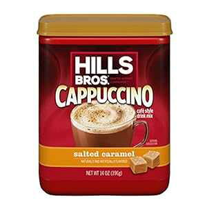 qY uU[Y CX^gL Jv`[m ~bNXAg₷֗AŃR[q[nEX̖y݂A14 IX Hills Bros Instant Salted Caramel Cappuccino Mix, Easy to U