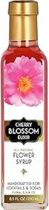 Cherry Blossom, Floral Elixir Co. - All Natural FLOWER Syrup for Cocktails & Sodas, 8.5 oz (Cherry Blossom)