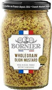 SABORNIER SfBW}X^[hA7.4 IX Wholegrain, BORNIER Wholegrain Dijon Mustard, 7.4 Ounce