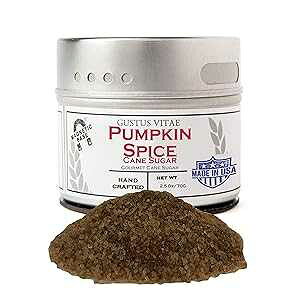 Gustus Vitae - pvL XpCX P[ VK[ - El - ʂ̍ 1:1 ֕i - OÖ - ׂēVR - ʃob` - C Gustus Vitae - Pumpkin Spice Cane Sugar - Artisanal Inf