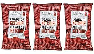President Choice President's Choice Loads of Ketchup Flavour Chips [3 x 200g/7.1 oz. Bags}