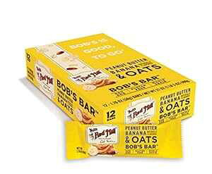 {uY bh ~ s[ibco^[ oiiƃI[c {uY o[ (12 ) Bob's Red Mill Peanut Butter Banana and Oats Bob's Bar (Case of 12)