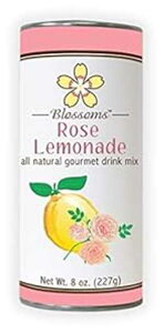 [Yl[h~bNX 8IX LjX^[ Blossoms By Java Frost Rose Lemonade Mix 8 oz. Canister