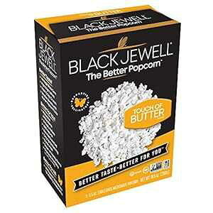 Black Jewell OdqW|bvR[Ao^[^b`A10.5IX (1pbN) Black Jewell Gourmet Microwave Popcorn, Touch of Butter, 10.5 Ounces (Pack of 1)