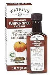 gLX C~e[V pvL XpCX GLXA2 IX {gA6{pbN (pbP[W͈قȂꍇ܂) Watkins Imitation Pumpkin Spice Extract, 2 oz. Bottles, Pack of 6 (Pack May Vary)