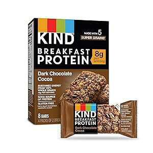 _[N`R[gRRAAKINDubNt@XgveCo[A_[N`R[gRRAAOet[A1.76IXA32{ Dark Chocolate Cocoa, KIND Breakfast Protein Bars, Dark Chocolate Cocoa, Gluten 