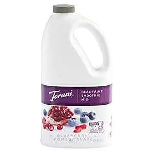 Torani A t[c X[W[ ~bNXAu[x[ UNA64 IX Torani Real Fruit Smoothie Mixes, Blueberry Pomegranate, 64 Ounce