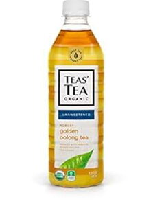 Teas' Tea Unsweetened Golden Oolong Tea 16.9 Ounce (Pack of 12), Sugar Free, 0 Calories