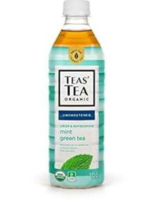 Teas' Tea 無糖ミントグリーンティー 16.9 オンス (12 パック) オーガニック、砂糖不使用、ゼロカロリー Teas' Tea Unsweetened Mint Green Tea 16.9 Ounce (Pack of 12) Organic, Sugar Free, Zero calorie