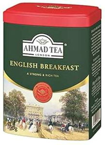 A[}h eB[ LfB[ MtgʁACObV V[ACObV ubNt@XgA100 O Ahmad Tea Caddy Gift Tin, English Scene, English Breakfast, 100 Gram
