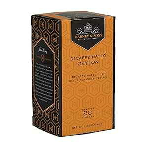 Harney & Sons Black TeaAJtFCXZCAeB[obO 20 A1.26 IX/36 O Harney & Sons Black Tea, Decaffeinated Ceylon, 20 Tea Bags, 1.26 oz./36 grams