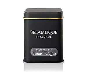 Selamlique ̖{iIȃfJtFt[o[̃gRR[q[ 125gr.(4.40oz) SELAMLIQUE TURKISH COFFEE ISTANBUL Selamlique's Authentic Decaf Flavoured Turkish Coffee 125gr.(4.40oz)
