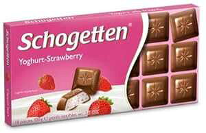 V[Qbe [Og Xgx[~N`R[g (3) Schogetten Yoghurt-Strawberry Milk Chocolate (Pack of 3)