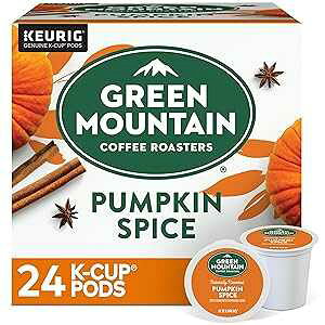 Green Mountain Coffee Roasters pvLXpCXAVOT[uL[O K Jbv|bhAt[o[Cg[XgR[q[A24  Green Mountain Coffee Roasters Pumpkin Spice, Single-Serve Keurig K-Cup Pods,