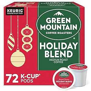 O[ }Ee R[q[ [X^[Y zf[ uhAVOT[u L[O K Jbv |bhA~fBA [Xg R[q[A72  Green Mountain Coffee Roasters Holiday Blend, Single-S