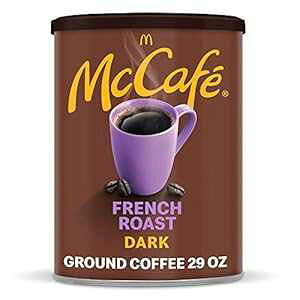 McCafe _[N[Xg ҂R[q[ALjX^[At` [Xg 29 IX McCafe Dark Roast Ground Coffee, Canister, French Roast 29 Ounce