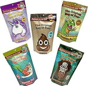 IWi񂿑 mxeB񂿋lߍ킹t[o[킽߃MOMtgi_boGeBpbNj The Original Bag of Poo, Novelty Poo Assorted Flavored Cotton Candy Gag Gift (Mythical Variety Pack)