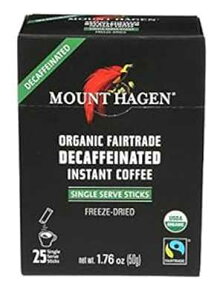 }Egn[Q I[KjbNCX^gJtFCXR[q[AVOT[uXeBbN25{A1.76IX Mount Hagen Organic Instant Decaffeinated Coffee, 25-Count Single Serve Sticks, 1.76 Oz