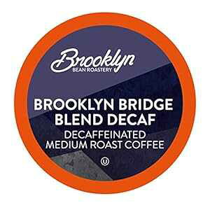 ubNr[Y ubNubW fJtFR[q[|bh 2.0L[OR[q[|bh KJbvu[[ƌ݊ 40 Brooklyn Beans Brooklyn Bridge Decaf Coffee Pods, Compatible with 2