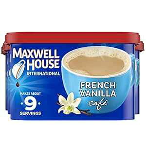 Maxwell House International t` oj JtFX^C _[N[Xg CX^g R[q[ ~bNX (4 ct pbNA8.4 oz LjX^[) Maxwell House International French Vanilla Caf -Style dark roast 