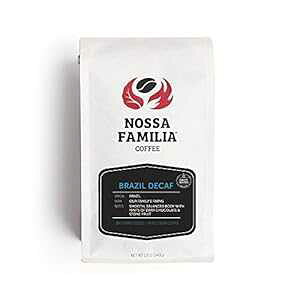 [XgR[q[JtFCXAXCXA~fBA_[N[Xg 12IXS Nossa Familia Roasted-Coffee-Beans-Decaffeinated, Swiss Water Processed, Medium-Dark-Roast 12oz Whole Bean