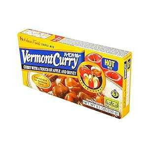 nEXHi o[gJ[ ьƂ݂͂̕J[ (zbg 230g×2pbN) House Foods Vermont Curry, Curry with Touch of a Apple and Honey (Hot, 8.1 oz (230g) x 2 Pack)
