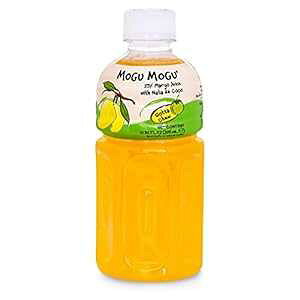 t[cW[X i^fRR 10.82IX (24{pbN) (}S[) MoguMogu Mogu Mogu Fruit Juice with Nata De Coco, 10.82 oz (Pack of 24) (Mango)