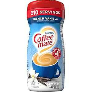 Nestle Coffee Mate French Vanilla Powdered Coffee Creamer 6 Pack (15 Oz)
