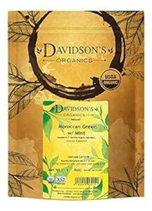 Davidson's OrganicsAbJO[ƃ~gA[Y[teB[A16IXobO Davidson's Organics, Moroccan Green with Mint, Loose Leaf Tea, 16-Ounce Bag