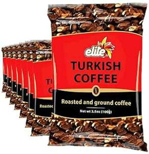 G[g ^[LbV OEh [Xg R[q[ obOA3.5000 IX (8 pbN) Elite Turkish Ground Roasted Coffee Bag, 3.5000-ounces (Pack of 8)