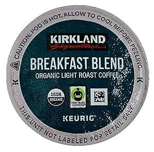 J[Nh ubNt@Xg uh VOJbv R[q[ L[O K Jbv u[p 50  Kirkland Signature Kirkland Breakfast Blend Single-cup Coffee for Keurig K-cup Brewers, 50 Count