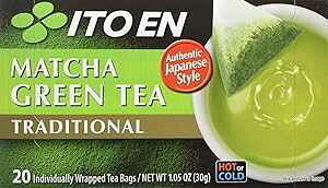 ɓ gfBVi  gfBVi eB[obO 1pbNi20j Pack of 1, Traditional, ITO EN Matcha Green Tea, Traditional, Tea Bags (20 Count)