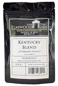 Elmwood Inn Fine TeasAP^bL[uhgAs~bhTVFeB[obO25 Elmwood Inn Fine Teas, Kentucky Blend Black Tea, 25 Pyramid Sachet Tea Bags