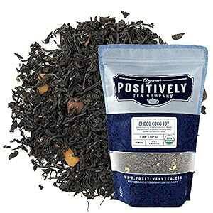 Organic Positively Tea CompanyA`RRRWCgA[Y[tA16IX Organic Positively Tea Company, Choco Coco Joy Black Tea, Loose Leaf, 16 Ounce