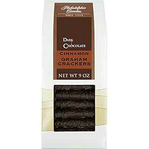 tBftBA LfB[Y Vi On NbJ[A_[N `R[g Jo[ 9 IX Mtg obO Philadelphia Candies Cinnamon Graham Crackers, Dark Chocolate Covered 9 Ounce Gift Bag