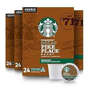 X^[obNX K Jbv R[q[ |bh - ~fBA [Xg R[q[ - fJtF pCN vCX [Xg - 100% ArJ - 4  (v 96 |bh) Starbucks K-Cup Coffee Pods Medium Roast Coffee Decaf 