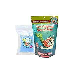 mxeB񂿃MOMtgpIWi񂿑 }[Ch񂿁iu[킽߁j The Original Bag of Poo, Mermaid Poop (Blue Cotton Candy) for Novelty Poop Gag Gifts
