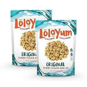 LoloYum ふりかけ海藻スナックミックス (オリジナル、6オンス x 2パック) LoloYum Furikake Seaweed Snack Mix (Original, 6oz x 2 packs)