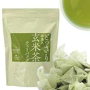 eB[obO 100  - ăO[ from JAPAN {݂ 100 Teabags Value Pack -Matcha Genmai Green from JAPAN Japanese Tea KIMIKURA