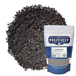 Organic Positively Tea CompanyALgA[Y[tA4IX Organic Positively Tea Company, Caramel Black Tea, Loose Leaf, 4 Ounce