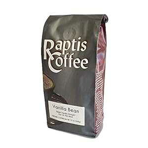 veBX R[q[ [X^[Y ojr[ OEh R[q[ 12IX obO Raptis Coffee Roasters Vanilla Bean Ground Coffee 12oz bag