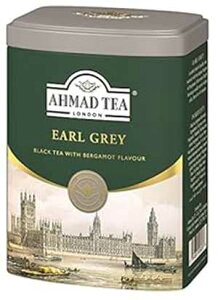 Ahmad Tea Caddy MtgʁACObVV[AA[OCA100 O Ahmad Tea Caddy Gift Tin, English Scene, Earl Grey, 100 Gram