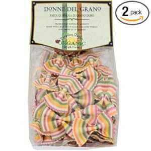 Donne Del Grano I[KjbN O C^AؐF̃C{[ {E^C pX^ k[hA8.8 IX (250 O)A2 ܃pbN Pasta Fantasia Donne Del Grano Organic Gourmet Italian Vegetable Colored Rainbow Bow T