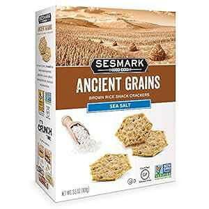 Sesmark Ñ㍒ׂACA3.5 IX (6 pbN) Sesmark Ancient Grains Rice Crackers, Sea Salt, 3.5 Ounce (Pack of 6)